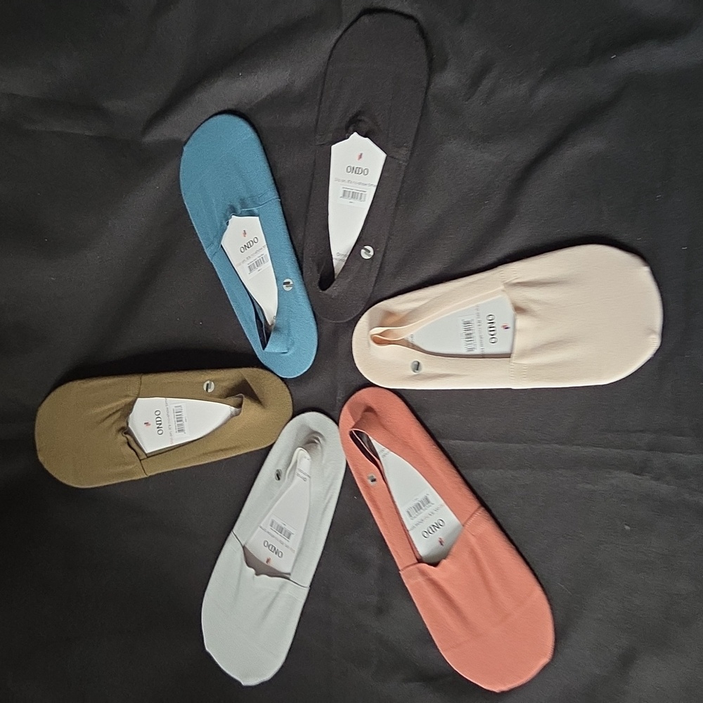 ONDO Organic Cotton No-Show Socks Set